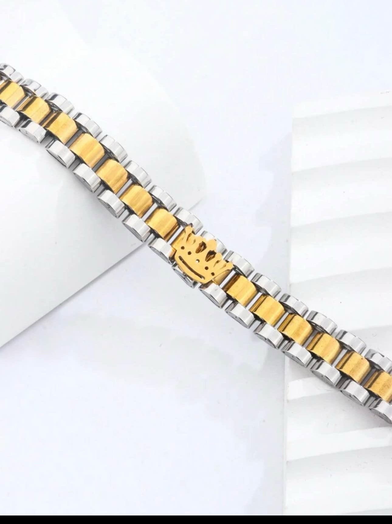 Stainless steel bracelet for men.